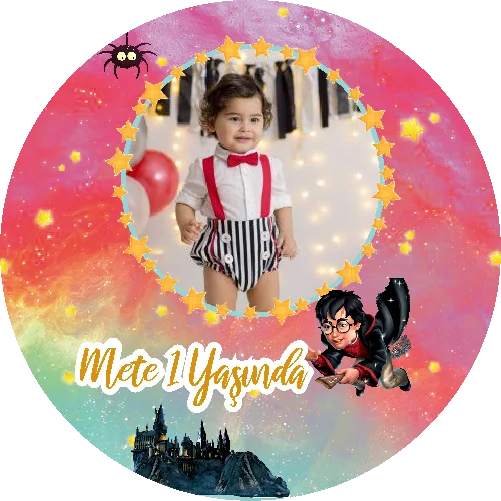 Harry Potter Temalı Yuvarlak Açacak Magneti